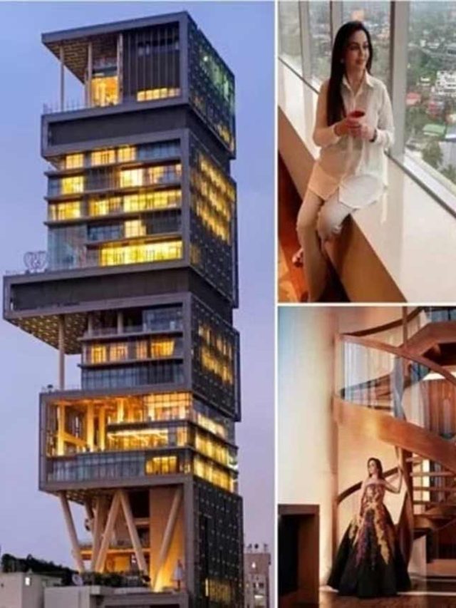 मुकेश अंबानी के छोटे बेटे की आज सगाई, सजकर तैयार है Antilia तस्वीरें